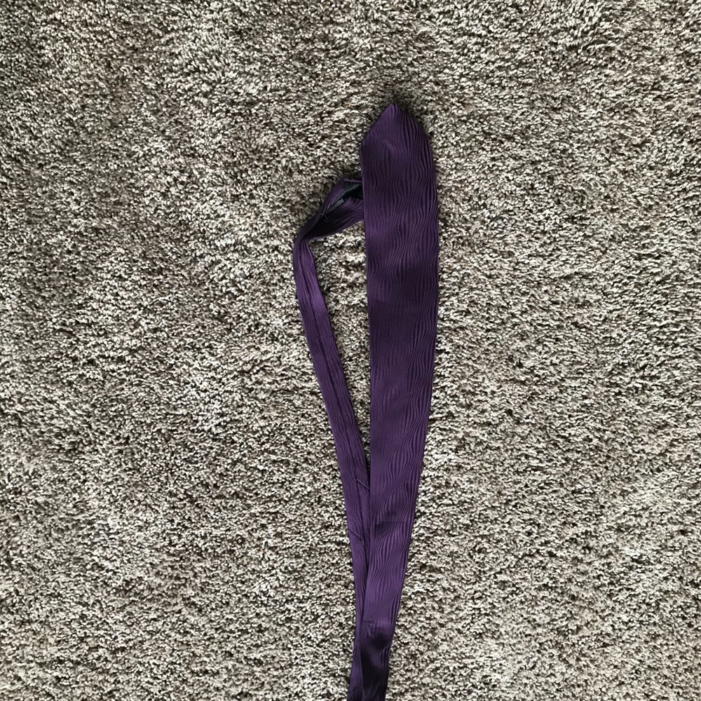 Purple necktie